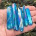 5 Pack Natural Crystal Point Rainbow Titanium Treated Quartz Rods Natural Quartz Crystal Minerals s - Buy Online on GoSupps.com