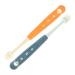 Beaupretty 2 pieces 360 toothbrush silicone toothbrush hand toothbrushes for children 360 degrees toothbrush toothbrush for babies silicone brisk toothbrushes soft bristles toothbrushes