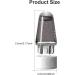 Hair Oil Applicator Bottle Head Scalp Applicator Comb Hair Oil Applicator Hair Massager for Hair Growth Hair Ball Root Comb Applicator(Grey) - Buy Online on GoSupps.com