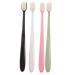 Angoily 4 pieces of soft toothbrush brevi toothbrush extra soft natural bristles actually travel toothbrush children's toothbrush collapsible toothbrush light toothbrushes small toothbrush 1 piece (1 -pack) colored 01