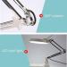 Magnifying Glass Screen 5X/8X/10X/15X/20X Magnifying lamp Folding Reading Desk Cosmetic Repair Welding White Magnifying Lens with LED Light Double The Comfort Vision Blue red white - Buy Online on GoSupps.com