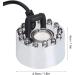 YOUTHINK Fog Maker - 12 Color LED Ultrasonic Mist Maker for Water Gardens Ponds & Basins | International Shipping - Buy Online on GoSupps.com