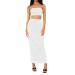 Hanxiulin ladies dress winter V neckline party dress long -sleeved mini dresses with dress dress clothes sexy glitter dress bodycon dress white s