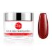 Red Sparkle Dipping Powder (1 oz) Professional Nail Dip Powder French Nail Art Starter for Manicure Salon DIY at Home, Odor-Free, Long-Lasting, No Nail Lamp Needed (DIP 047)