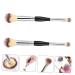 FRCOLOR 4 Pcs Double Ended Makeup Brush Set Powder Blush & Complexion Tool for Flawless Application Ideal for Women - Buy Online on GoSupps.com