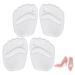 Forefoot cushion - ergonomic 2 pairs of midfoot supports for feet insole sweaty |Comfortable soft midfoot insoles for slippers sneakers boots sandals 2 pairs transparent