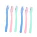 Fomiyes 6st face hairs facial hair cutter safety-eye brow razier eyebrow epilier eyebrow shaper shaver eyebrow knife hair removal Miss jack 6pcs as shown