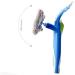 Glass Wiper- Double Sided Glass Window Cleaning Silicone Squeegee Shower Screen Wash Washer Wipe Microfibre Pad Squeege - Buy Online on GoSupps.com