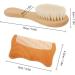 Healifty 2pcs Wooden Baby Hair Brush and Comb Set for Newborns - Scalp Massage and Bath Kit - Buy Online on GoSupps.com