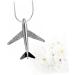 COLLBATH Diamond Stylish Clothing Necklace Accessories Silver Xcm Airplane Pendant Encrusted Design - Buy Online on GoSupps.com