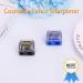 Blue Dual-Pencil Sharpener Eyeliner Sharpener Cosmetic Lip Liner Sharpener Eyebrow Pencil Sharpener Travel-Friendly Easy to Clean - Buy Online on GoSupps.com