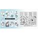 Alexnailart Dream Unicorn Crystal Flower Nail Stamping Plate - Multi-Pattern Template for Nail Art with Stamper & Scraper - IM011 - Buy Online on GoSupps.com
