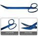 Toenail Scissors Extra Long 19 cm Stainless Steel with Micro Teeth (Blue..) - Buy Online on GoSupps.com