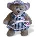 Build a Bear Wardrobe Checked Dress, Hat & Shoes Set - Fits Build-A-Bear Teddy Bears - Buy Online on GoSupps.com