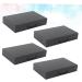 LALAFINA 8 Pcs Empty Eyeshadow Case Eye Shadow Case Eyeshadow Palette Mirror Storage Box 4.5X7.2CMx2pcs Black 2x2pcs - Buy Online on GoSupps.com
