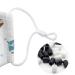 MBBEST 100PCS Cord Locks Silicone for Drawstrings Elastic Cord Rope Adjuster Non Slip Stopper  Adjustable Lanyard Buckle Barrel Connectors(50Black  50White)