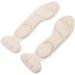 Exceart Women's Heel Cushion Inserts & Insoles Comfort & Support for High Heels | Creamy White & Black - Buy Online on GoSupps.com