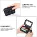 VALICLUD Black Lipstick Case | Genuine Leather Mini Cosmetic Jewelry Box with Mirror | Perfect Gift for Women - Shop Now - Buy Online on GoSupps.com