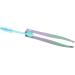 Green Violet Gradient Eyebrow Brush Makeup Stainless Steel Brush False Fake Eyelash Tweezers - Buy Online on GoSupps.com