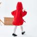 Famuka Infant Winter Baby Girls Red Coat Jacket | Thick Fleece Lined Outwear 12 Months - Buy Online on GoSupps.com