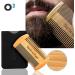 O Men's Beard Oil 100% Natural Castor Oil Beard Accelerates Growth Softens Hair Serum Growth with Beard Comb for Men - Buy Online on GoSupps.com