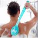 Yosoo Long Handle Bath Shower Body Brush - Super Soft Bristles Back Scrubber for Wholesome Dry Skin - Buy Online on GoSupps.com