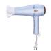 2200W Hair Dryer Professional Salon Hairdryer with Nozzle 3 Heat & 2 Speed Setting and Cool Shot Button DC Motor Ionic Conditioning to Protect Hair and Increase Shine Quick Storage Wire Button Blue