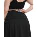 HDE Women's Plus Size Tennis Skort Pleated Athletic Golf Skirt with Shorts - 3X Black - Buy Online on GoSupps.com