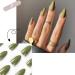 French Solid Color False Nails Detachable Full Cover False Nail Wearable Press on Nails DIY Manicure Decoration Gift - Buy Online on GoSupps.com