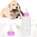 6PCS/ Set Pet Puppy Kitten Feeding Bottle Small Dog Cat Milk Nursing Care Kit Liquid Feeding Supplies 60ml with Replacement Nipples Pink - Buy Online on GoSupps.com