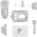 RIYAN 1Set Gray Hair Clipper Back Housing Cover Clear Front Lid for Hair Trimmer Tools Kit - Buy Online on GoSupps.com