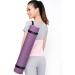 Bluelans Durable Cotton Yoga Mat with Carrying Strap - Premium Black Yoga Mat for Comfort & Stability - International Shipping Available - Buy Online on GoSupps.com