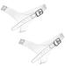 2 Pairs Invisible High Heel Shoe Straps Detachable Shoe Straps for Heels Elastic Transparent Shoe Straps Suitable for Loose High Heels Nice to Skin
