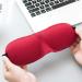 ywbtuechars 3D Eye Mask - Portable Breathable Travel Blindfold Eyeshade Sleeping Aid - Black - Buy Online on GoSupps.com