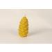 Natural Beeswax Pine Cone Candle - Handmade Pure Beeswax 10cm Size 3cm Diameter ECOWOODDECOR (Pine)