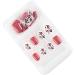 dijiusidy False Nail Fashionable Various Shapes Fingernail Full Coverage Strong Viscosity Adjustable Paster for Manicure Art 18 F741 18 1 count (Pack of 1) - Buy Online on GoSupps.com