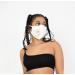 Buy Washable Black Hand-Embroidered Face Masks - 3 Layers 100% Cotton Breathable & Reusable Fashionable Masks | International Shipping - Buy Online on GoSupps.com