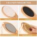 4 in 1 Pumice Stone Foot File Kit - Double-Sided Pedicure Tool with Steel Files Sandpaper Bamboo Brush | International Shipping Available - Buy Online on GoSupps.com