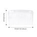 Cinaci 30 Pack 3 Inch White Clear Plastic French Hair Side Combs - Wedding Bridal Veil Comb Hair Clips with 23 Teeth - Small Clear Barrettes for Women - Buy Online on GoSupps.com