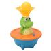 Fountain Crocodilian Bath Toy  Unique Design 5 Modes Baby Bath Toy Adorable Gifts for Toddler for Bathroom for Pool(Orange)