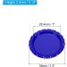 PATIKIL 1 Inch Flat Decorative Bottle Caps 50 Pack Craft Bottle Pendant Trays Double Sides Printed for DIY Pendants Craft Scrapbooks Dark Blue - Buy Online on GoSupps.com