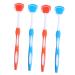 CLISPEED 12pcs Tongue Cleaning Brush Metal Nanoplastic Scraper Various Colors X 3pcs 19.5x3x0.6cmx3pcs
