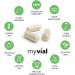 Myvial Bio Reishi Capsules - 120 Vegan Capsules (60-Day Supply) | 400mg Reishi Mushroom | Eco-Friendly Plastic-Free Packaging | Ganoderma Lucidum - Buy Online on GoSupps.com