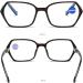 ZUKKY Anti Blue Light Reading Glasses - Hexagon Frame for Men & Women | Computer & Spring Hinges Readers AM52 - International Shipping Available - Buy Online on GoSupps.com