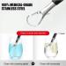 DHLIIIQQ Double-Sided Tongue Scraper | Eliminate Bad Breath & Stubborn Coating | Durable Red Cleaning Tool - Buy Online on GoSupps.com
