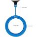 Fish Feeding Ring | Floating Food Feeder Circle with Suction Cup | Easy to Install Aquarium Accessory | Blue Gold - Buy Online on GoSupps.com