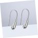 CALLARON 2pcs Gifts for An Anniversary Ladies Earrings Gifts for Her Wife Metallic Earrings Silver Earrings Gift for Wife Girl's Earrings Portable Earrings Simple Accessories Ear Hook Miss Medium Silver - Buy Online on GoSupps.com