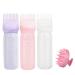 Lot de 3 flacons applicateurs de peigne de racine avec 1 brosse de massage du cuir chevelu flacon applicateur d'huile capillaire peigne de massage flacon de pinceau de coloration des cheveux