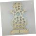 RORPOIR DIY Advent Calendar 1pc Wood Santa Crafts Unfinished Wood Ornament Xmas Chocolate Rack Calendar Christmas Decorate As Shown 27X12X40CM - Buy Online on GoSupps.com