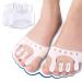 Toe Separators Toe Spacers Toe Spreaders Gel Toe Straighteners Bunion Corrector Breathable Toes Support Brace Forefoot Cushions Pads for Plantar Fasciitis Crooked Hammer Claw Toes Hallux Valgus